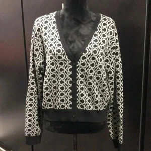 Calvin Klein Knit Cardigan, V-neck, button-down logo print,soft,Midweight